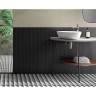Керамическая столешница под раковину VITRA PLURAL 100 см, цвет матовый белый, правосторонняя 62581